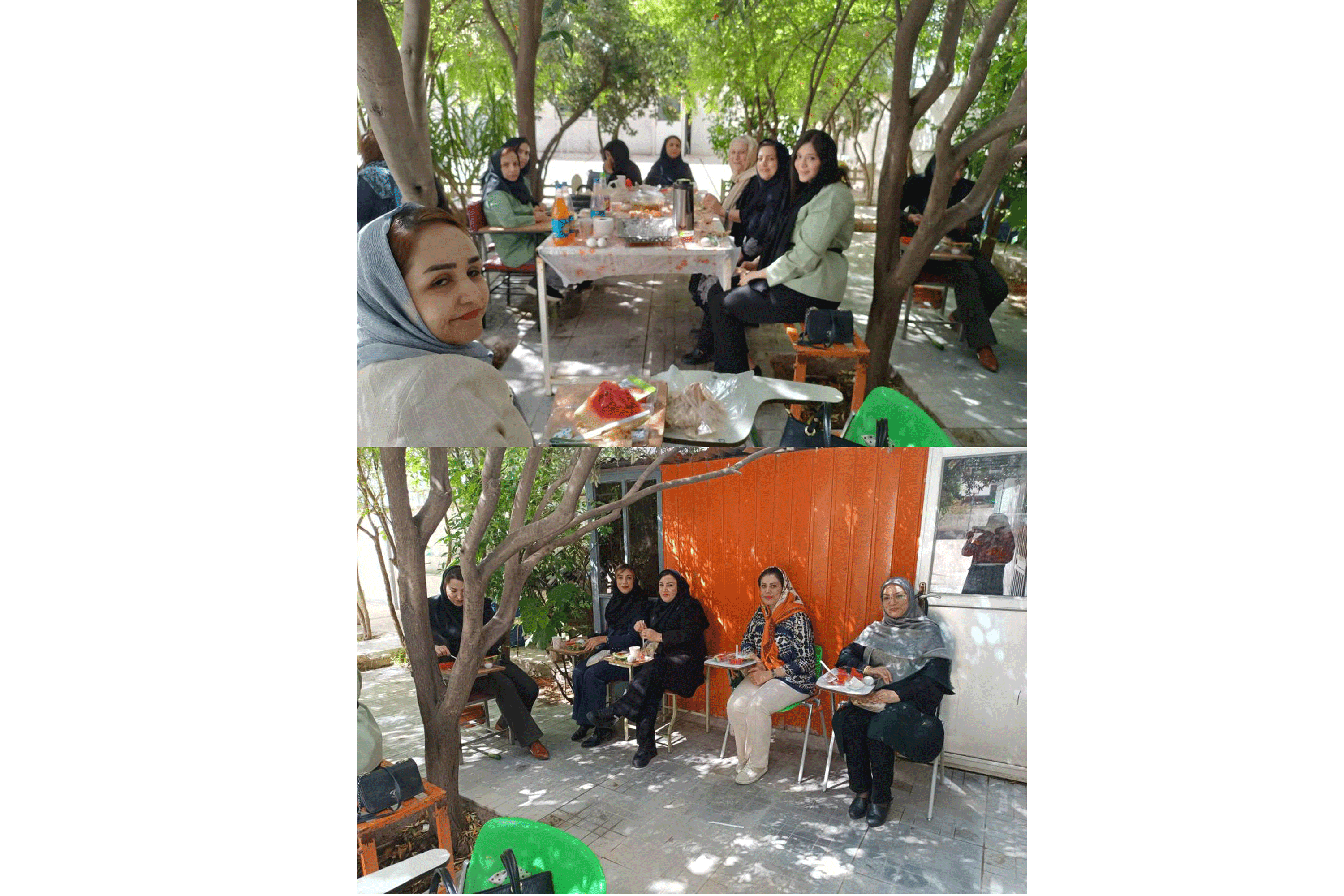 جشن روز معلم ودعوت همکاران به صرف صبحانه در فضای زیبای مدرسه در سال 1405